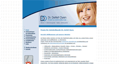 Desktop Screenshot of dr-oyen.de