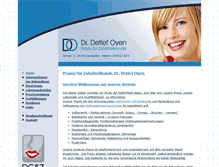 Tablet Screenshot of dr-oyen.de